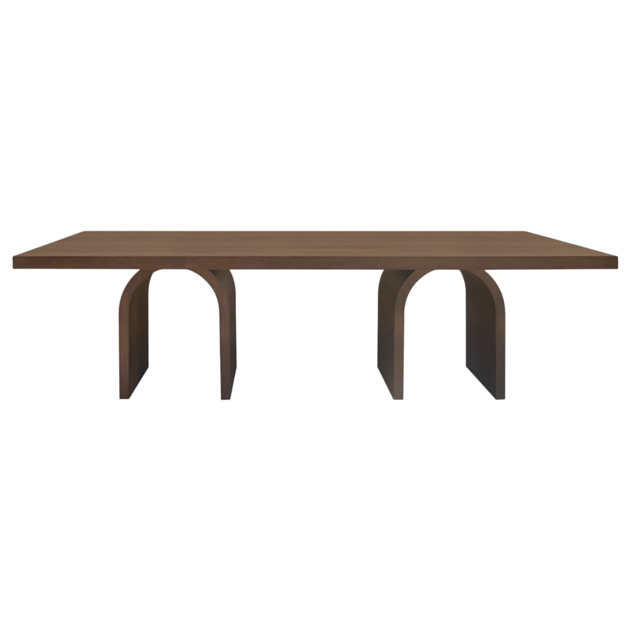 Arches Dining Table Walnut - 2.7m - Image 3