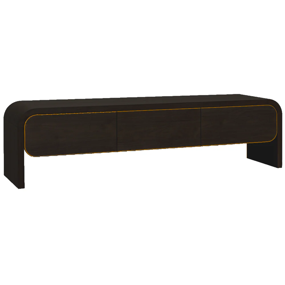 Arches Entertainment Unit Black