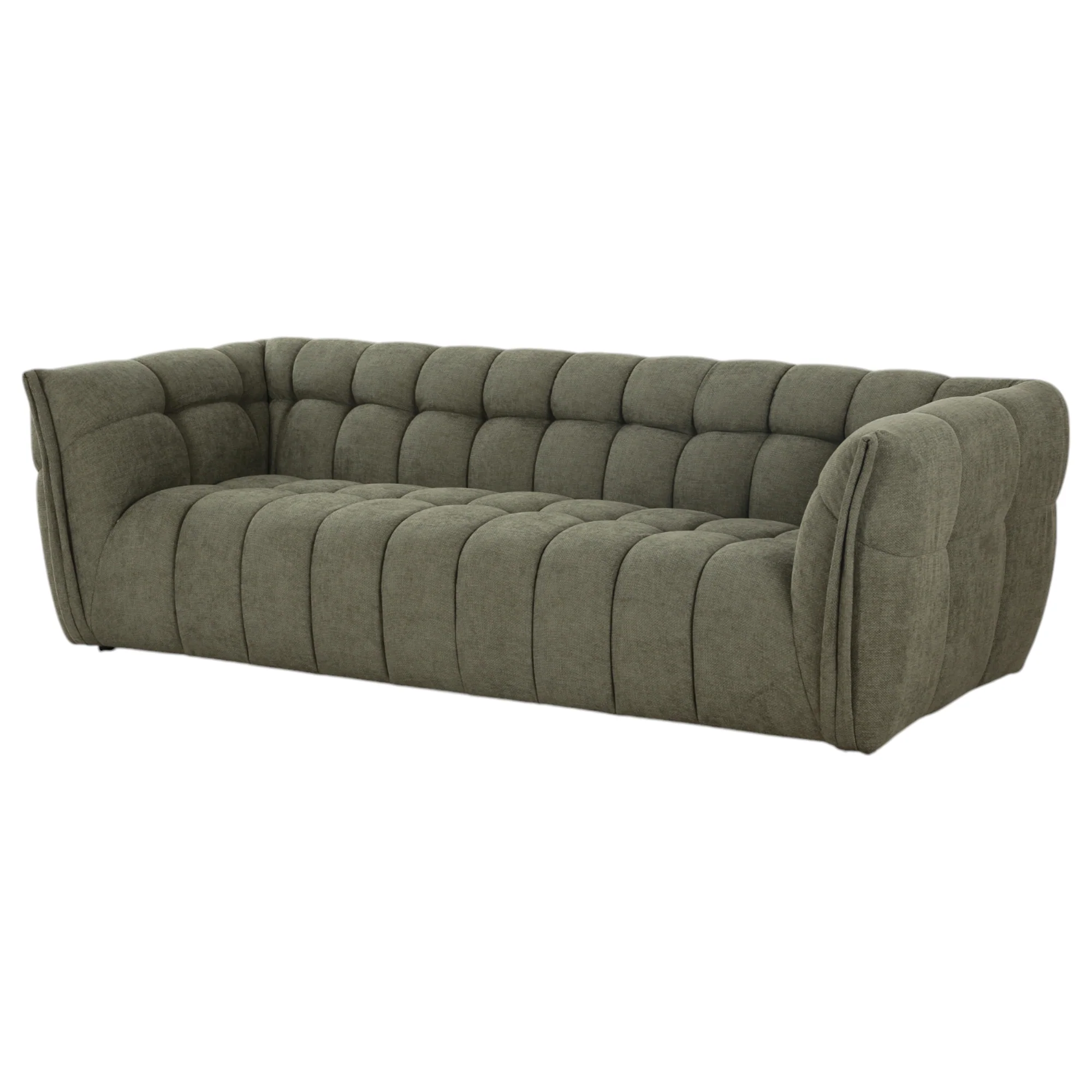Avoca 3 Seater Moss Green - Image 3
