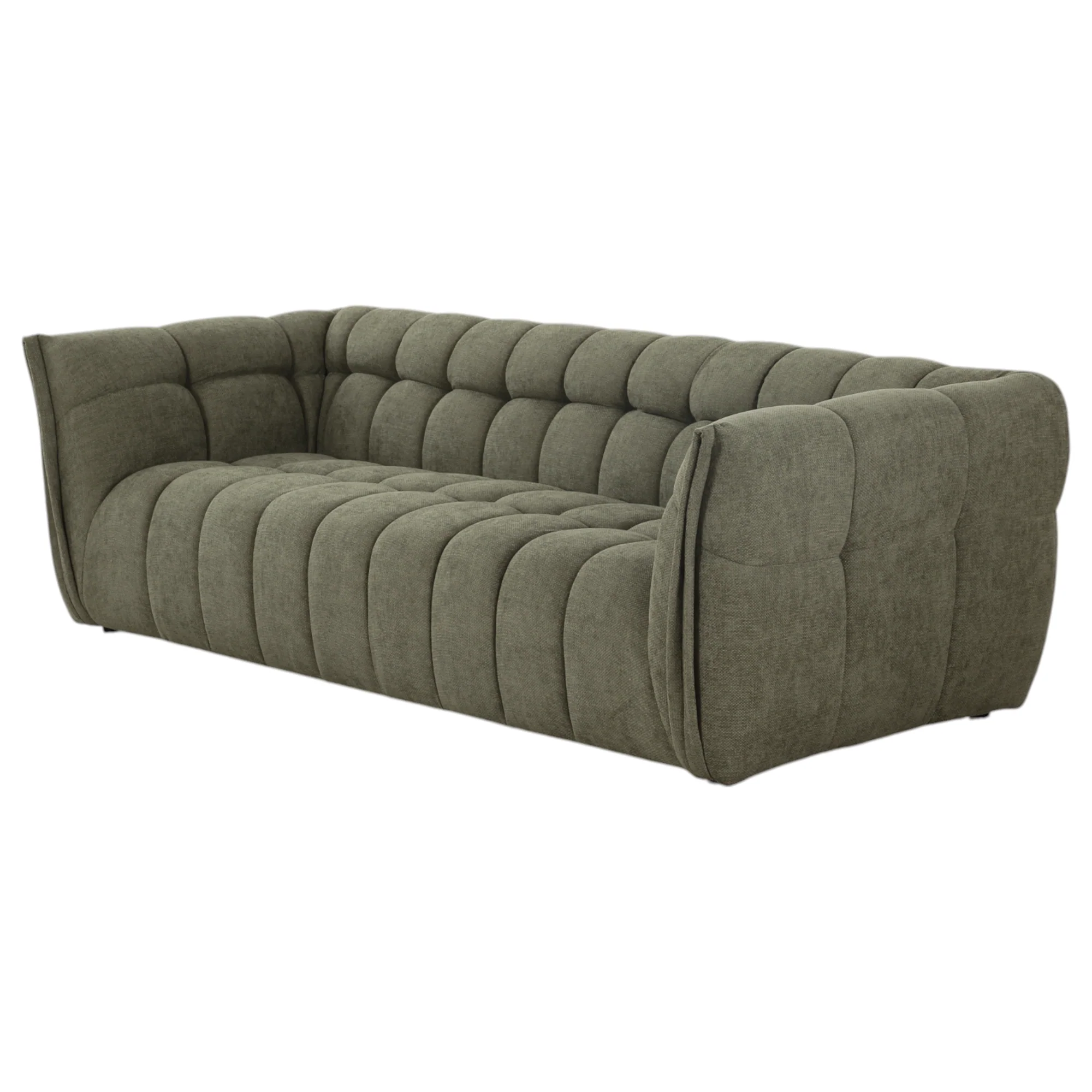 Avoca 3 Seater Moss Green - Image 4