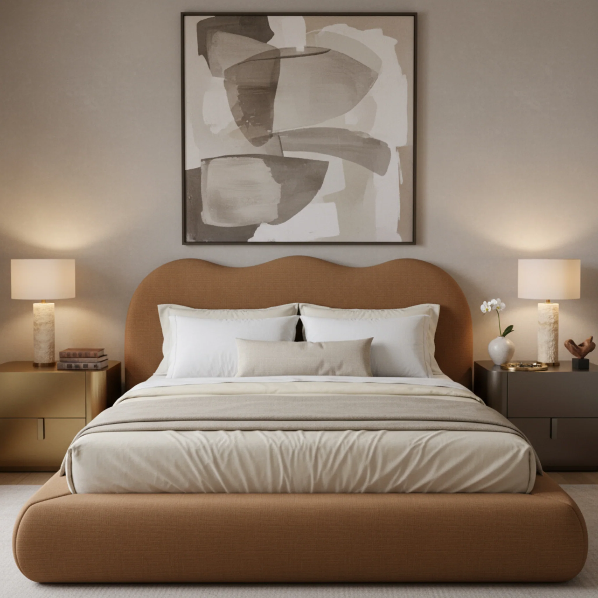 Biarritz King Bed Honey - Image 2