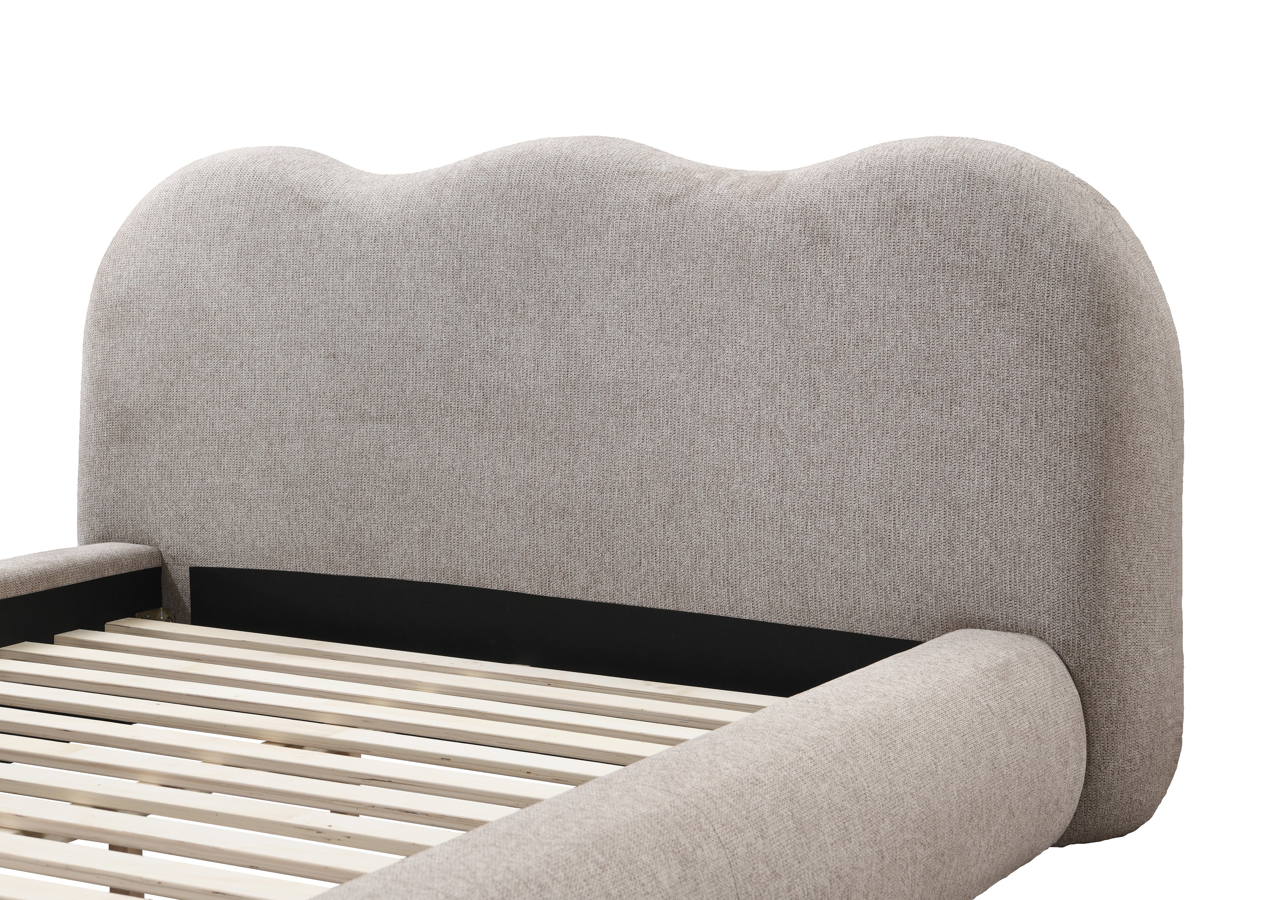 Biarritz Queen Bed Latte - Image 3