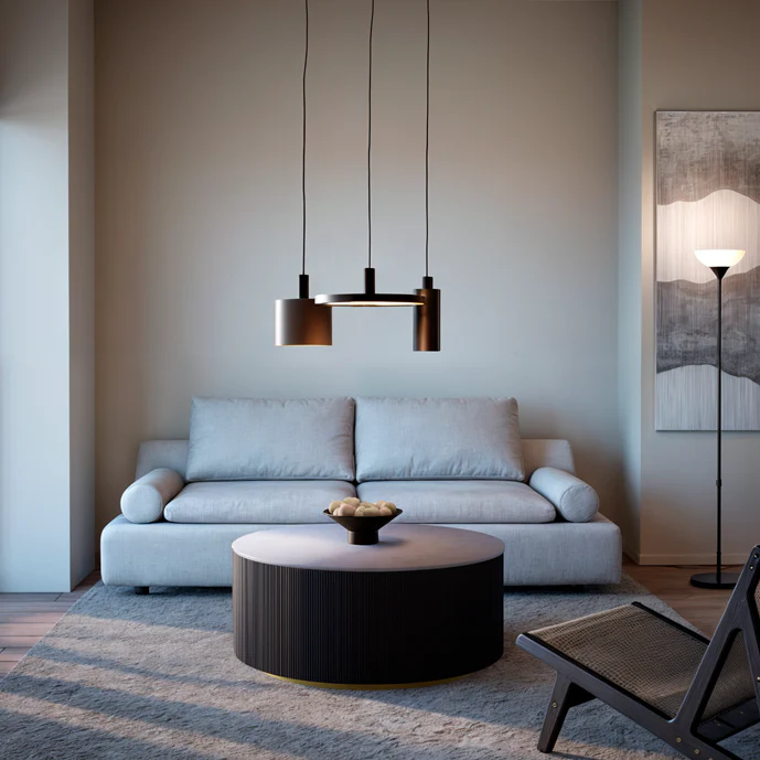 Bliss 3 Seater Sofa Light Grey - Image 2