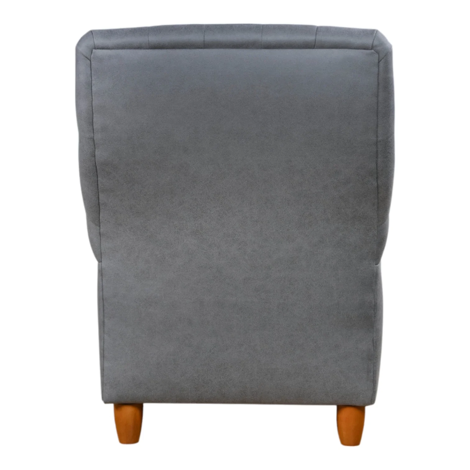 Buckingham Chair Steel Grey Leather Look - Image 7