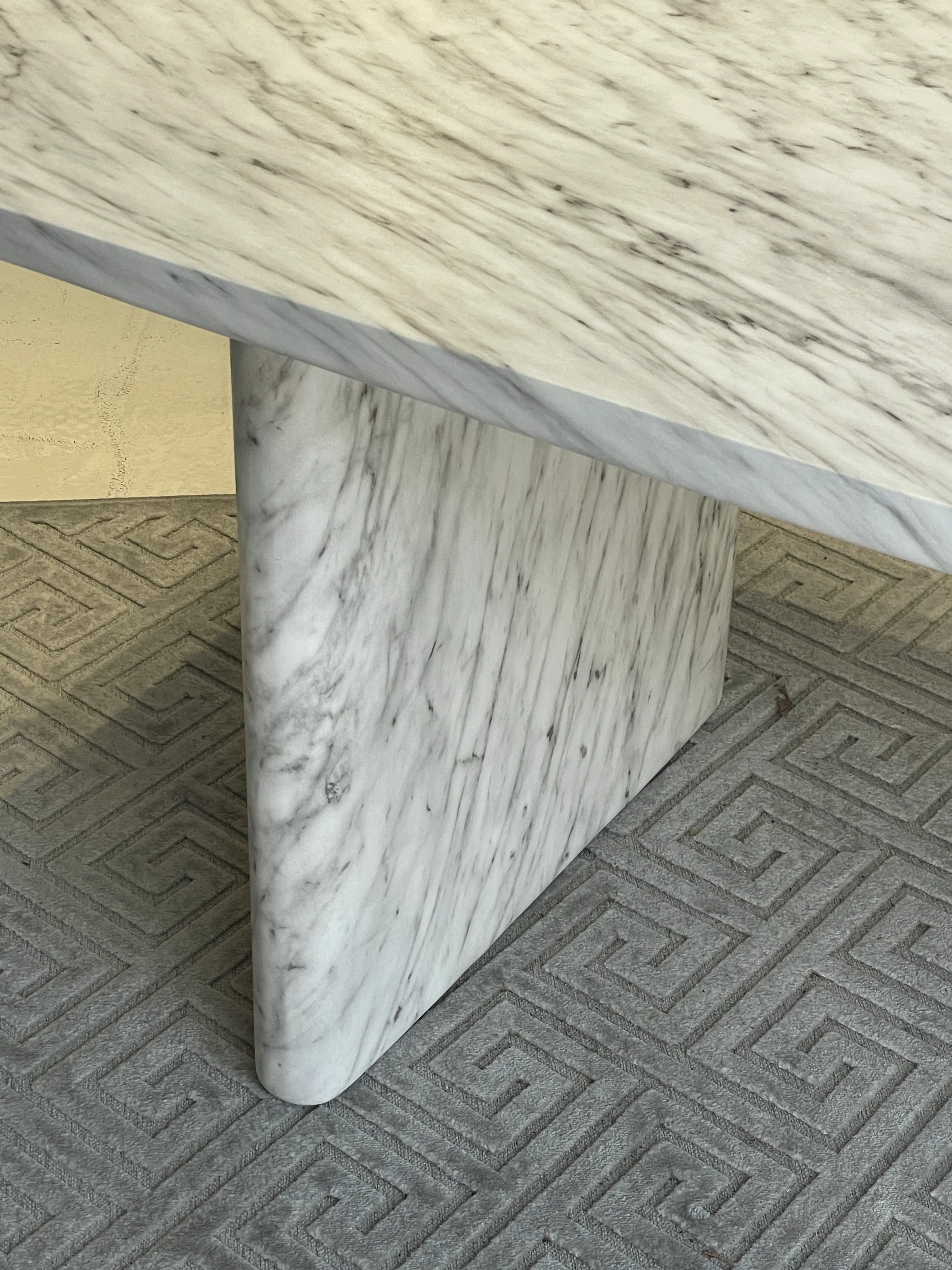 Cigale Dining Table Marble Finish - 2.25m - Image 9