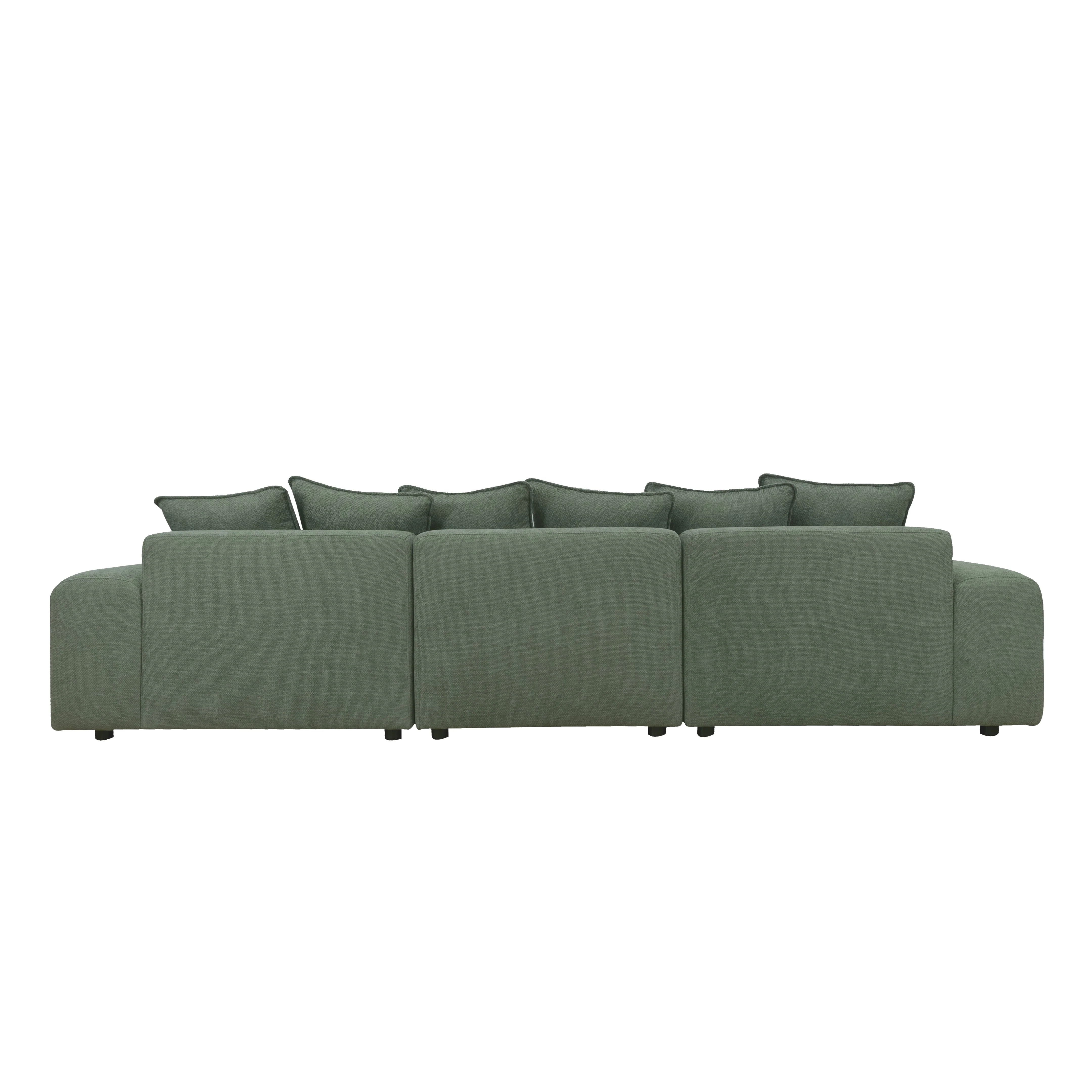 CloudPuff Modular Sofa Moss Green - Image 6