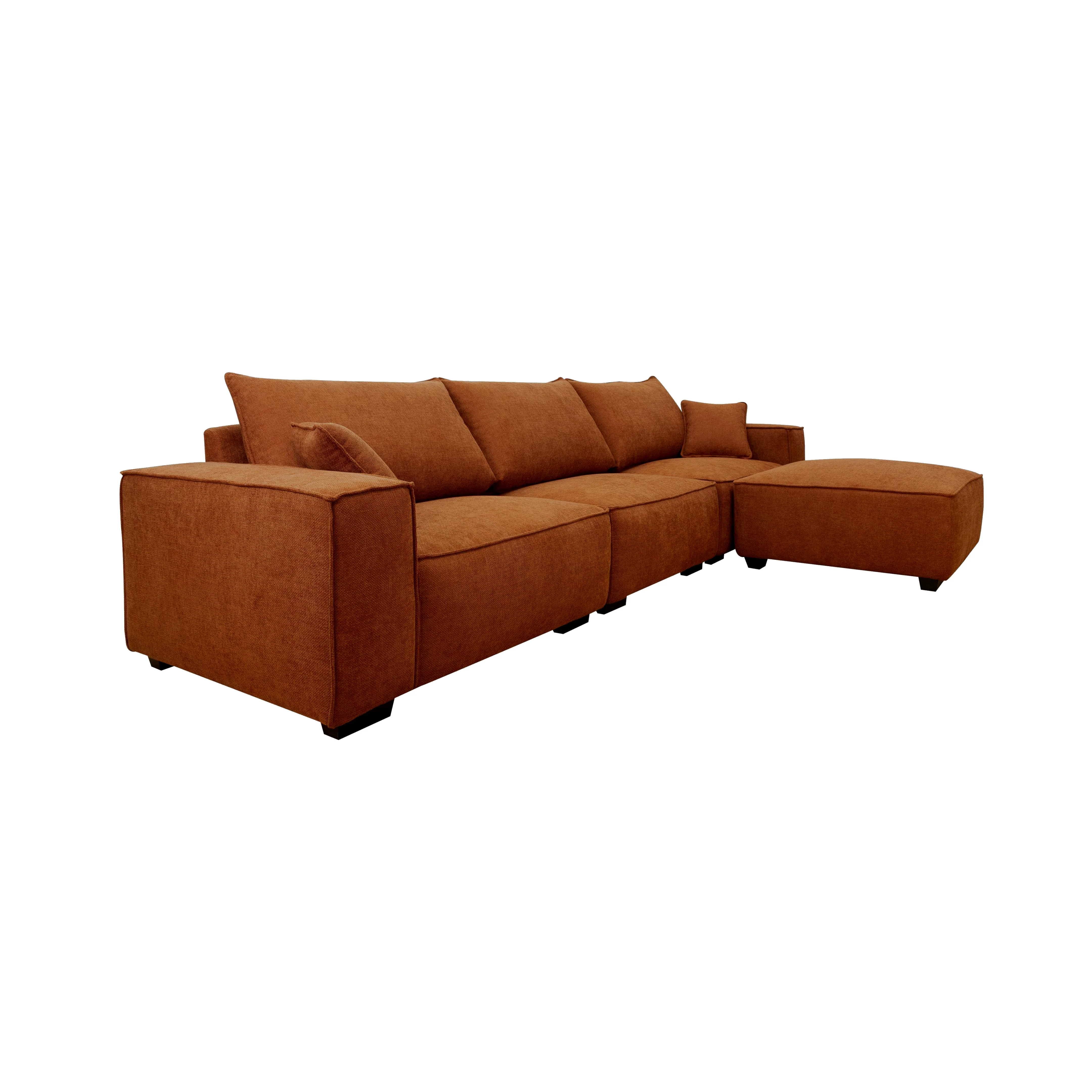 Cozy Modular Sofa Rust - Image 3