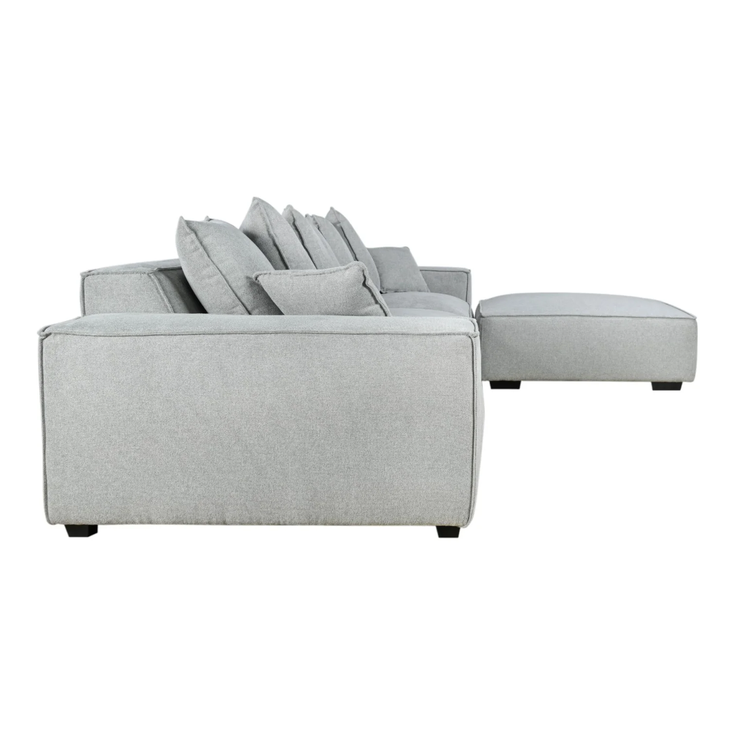 DreamPuff Modular Sofa Light Grey - Image 6