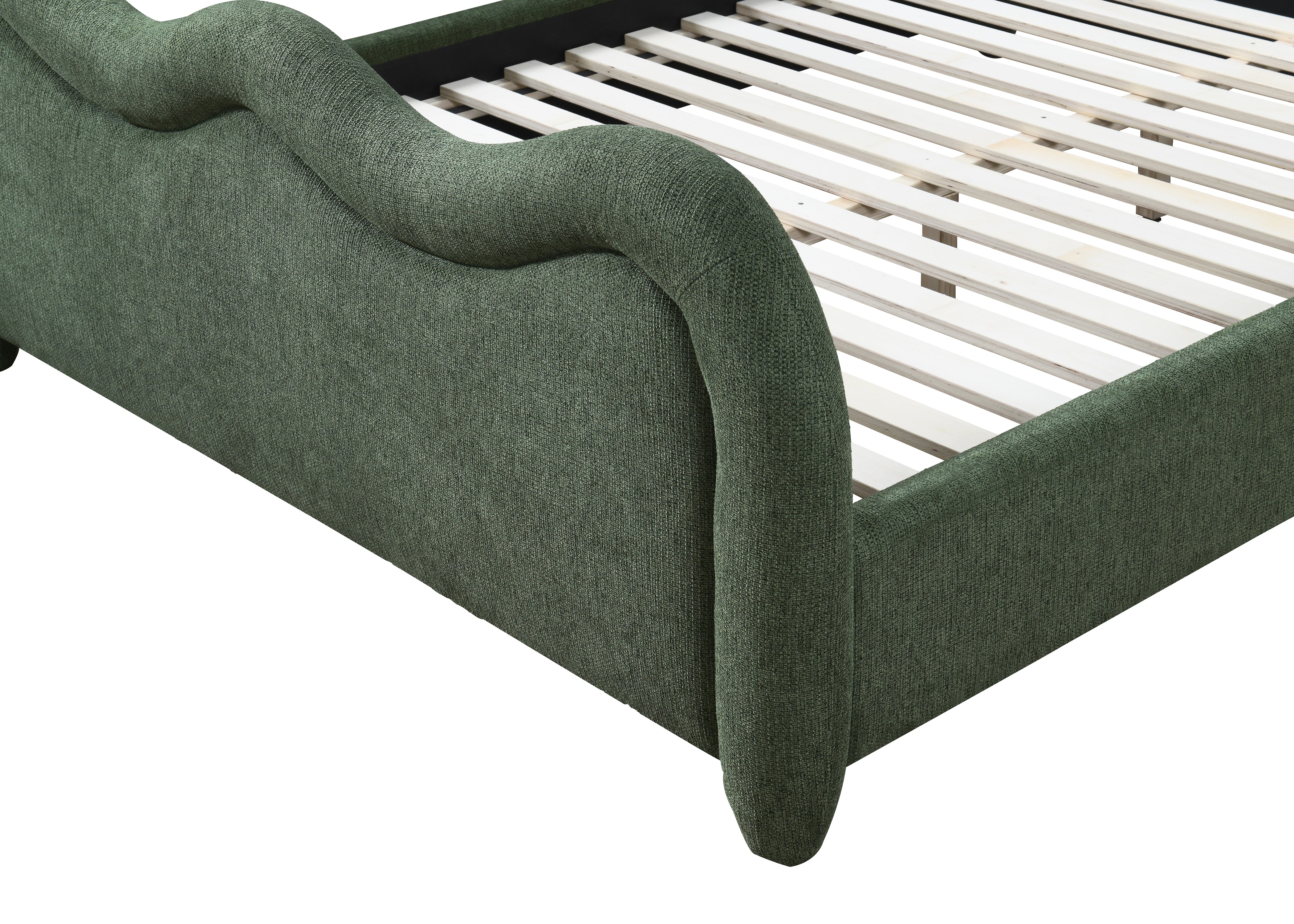 Eden King Bed Forrest Green - Image 6