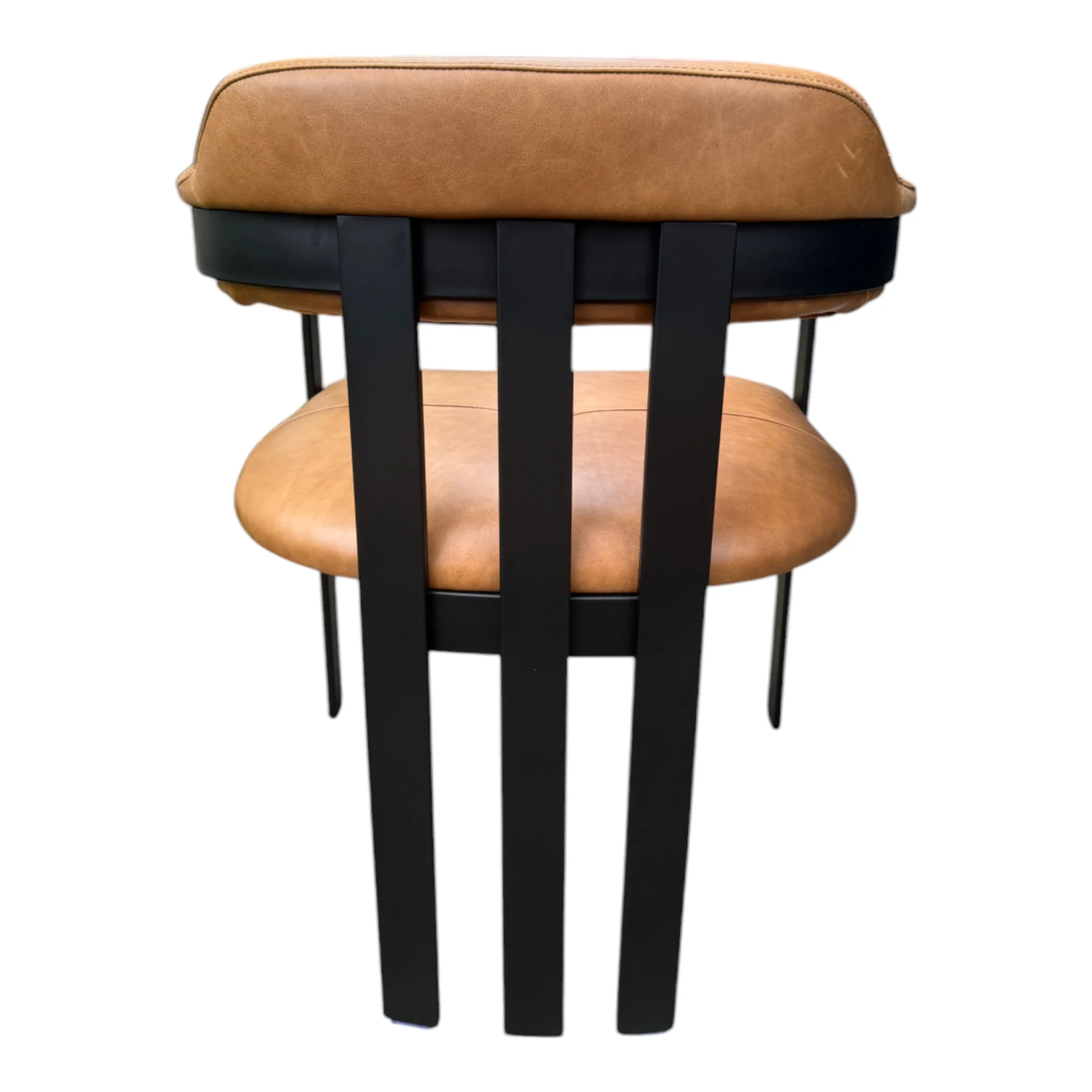Giuseppe Tan Leather Dining Chair - Image 15