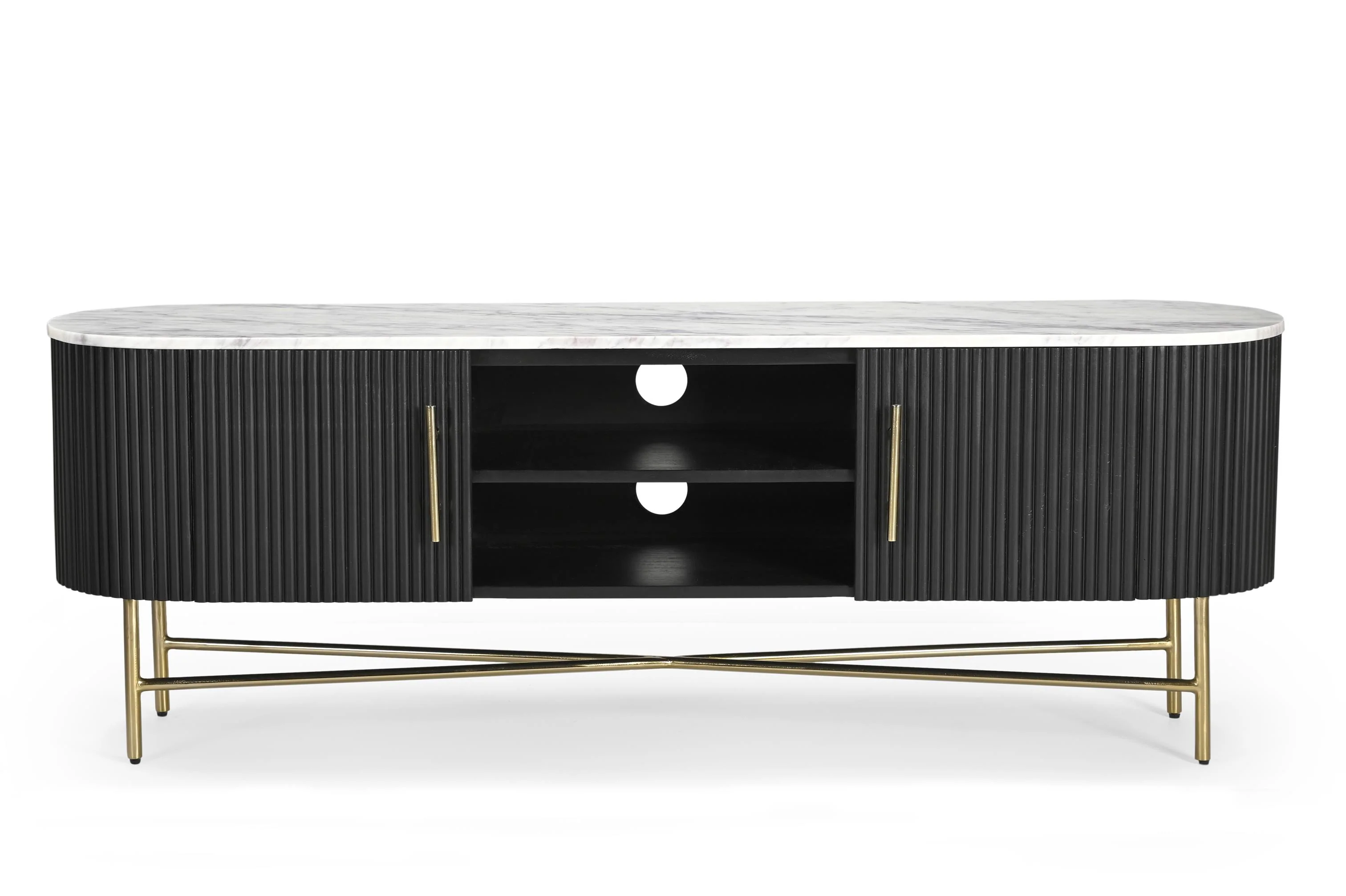 Hamptons Fluted Entertainment Unit - 1.8m - Image 6