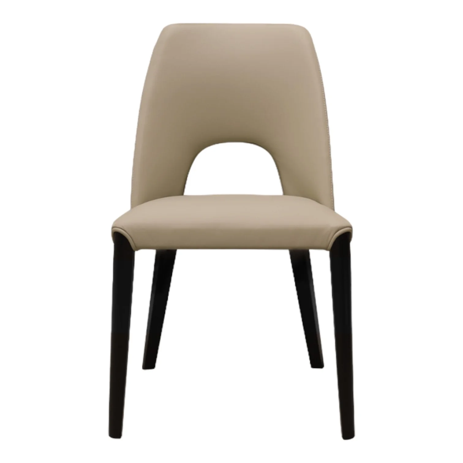 Kenichi Dining Chair Beige Leather - Image 3