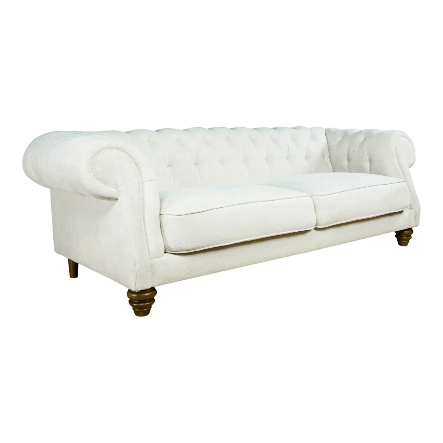 Kensington 3 Seater Sofa Beige - Image 3