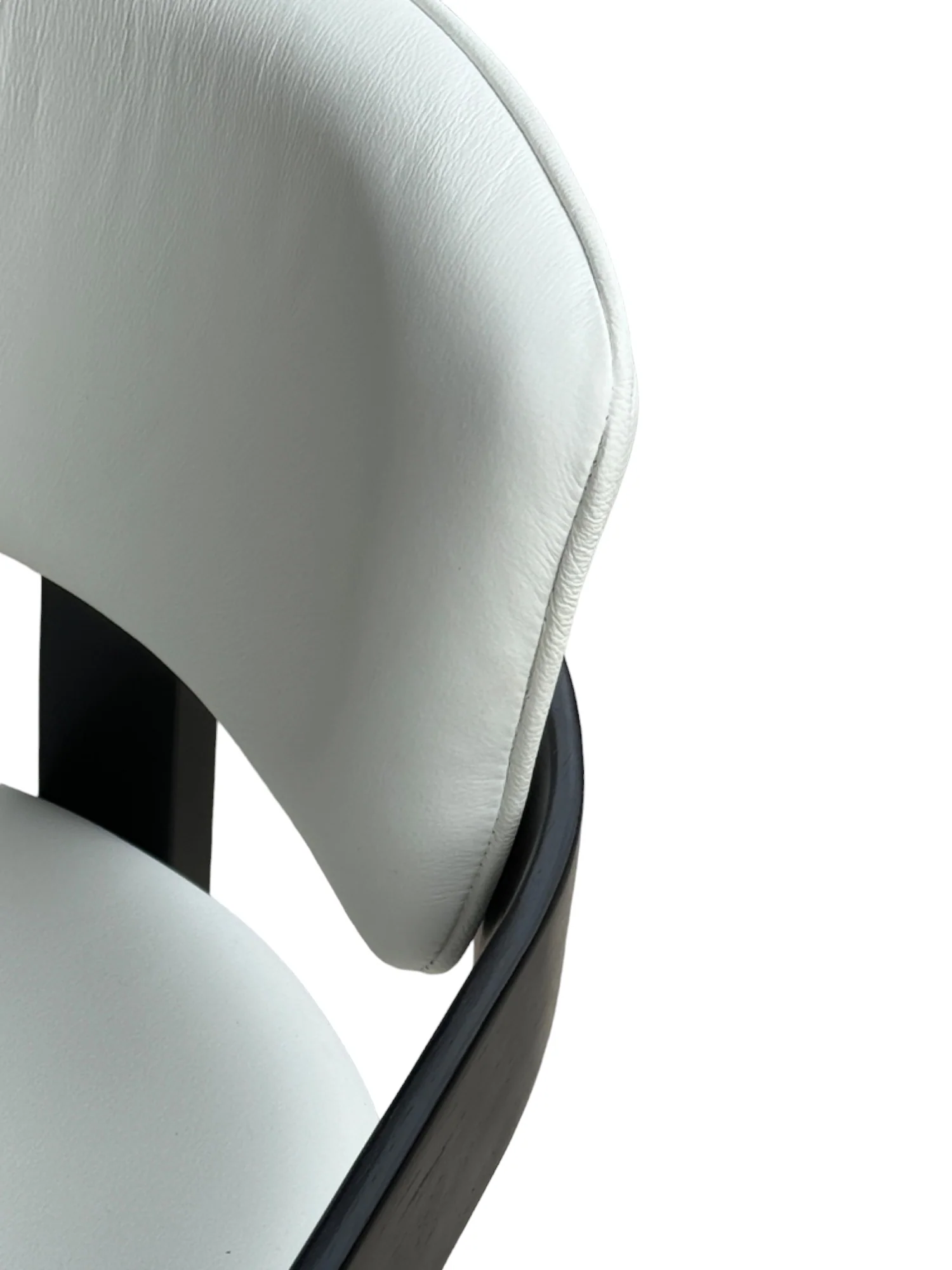 Maison Dining Chair White Leather - Image 9