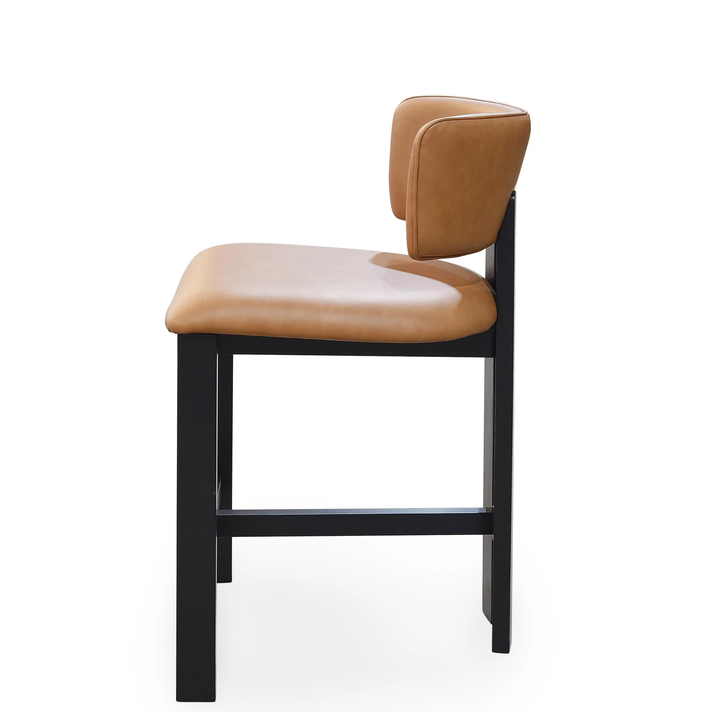 Modenese Bar Stool Tan Leather - Image 3