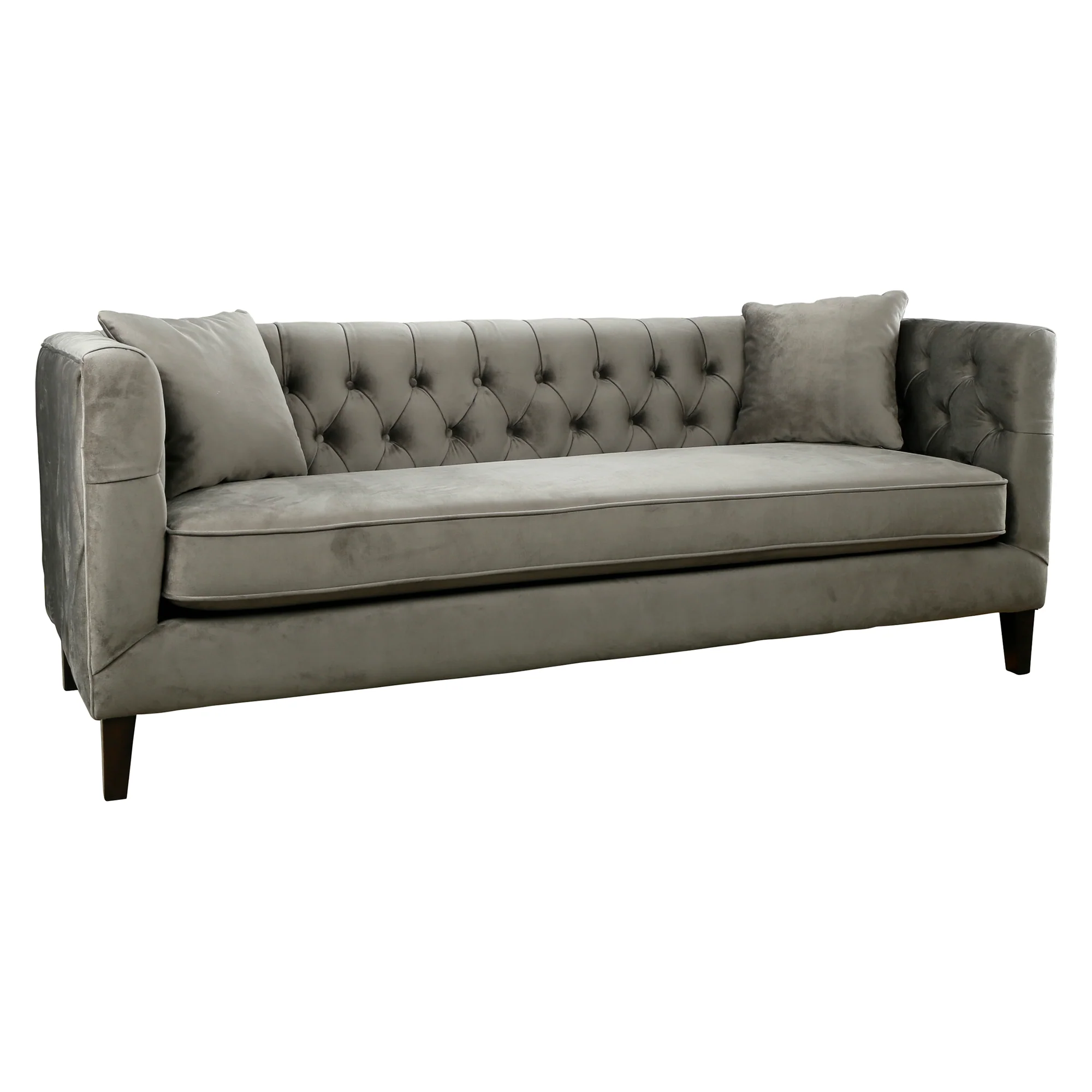 Provence Sofa 3 Seater Dark Grey - Image 2