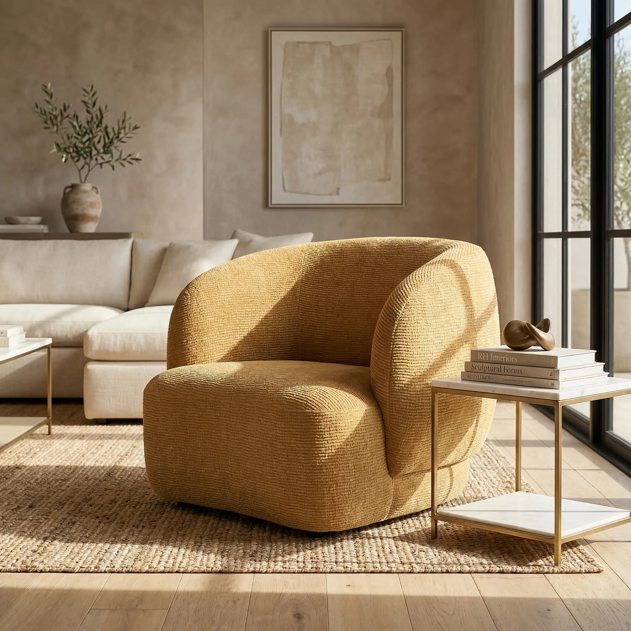 Puffy Chair Textured Bronze - Image 9