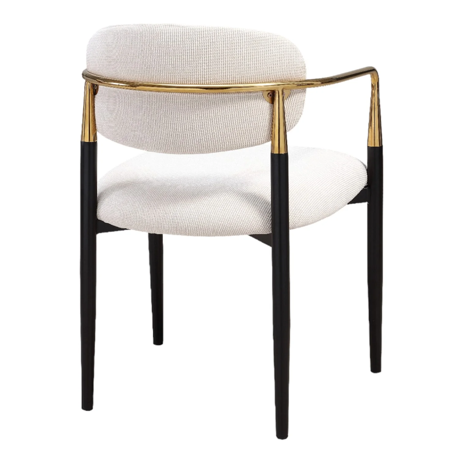 Rhodes Beige Fabric Dining Chair - Image 4