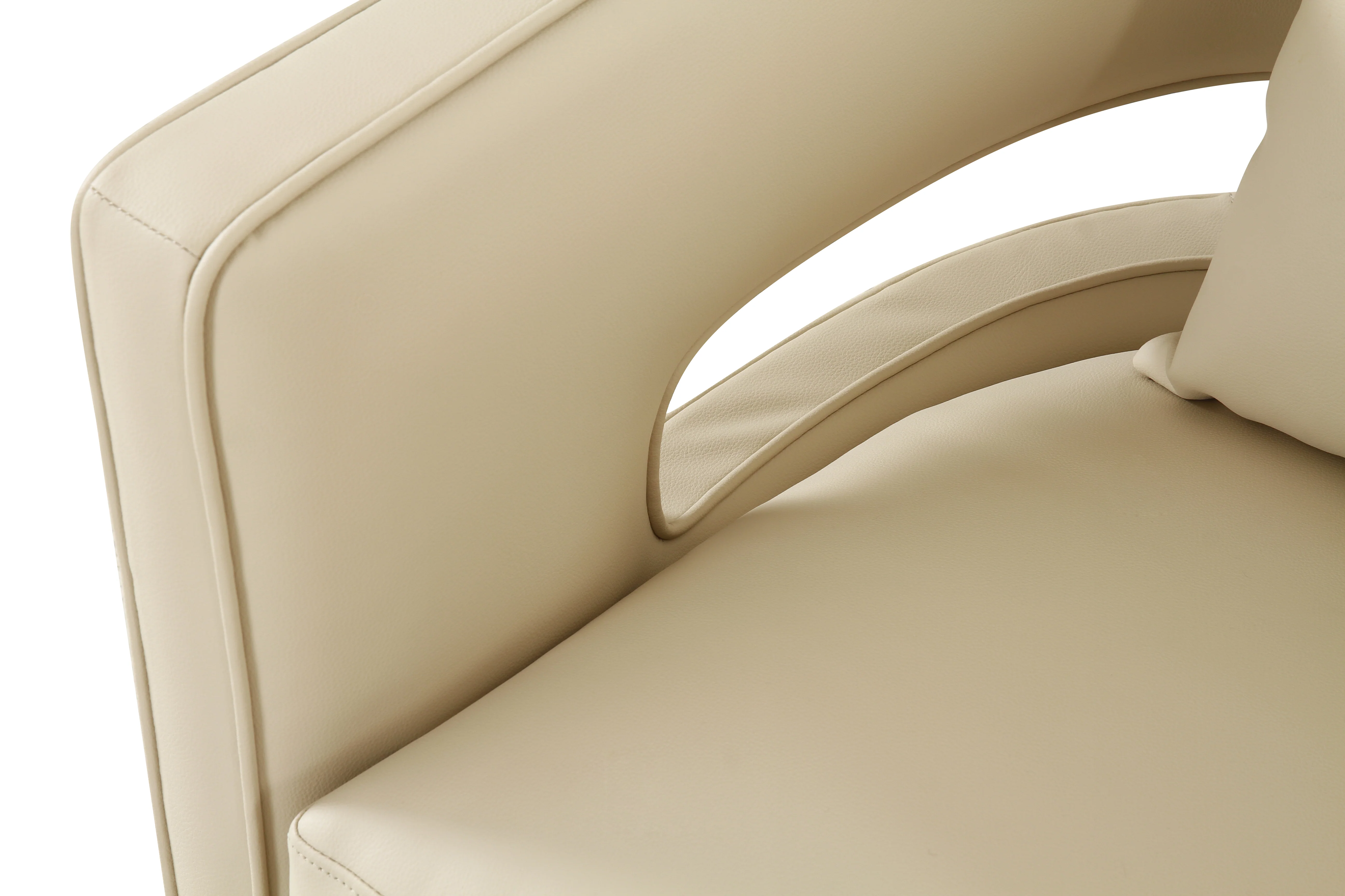 Rhonda Swivel Chair Vegan Leather - Image 4