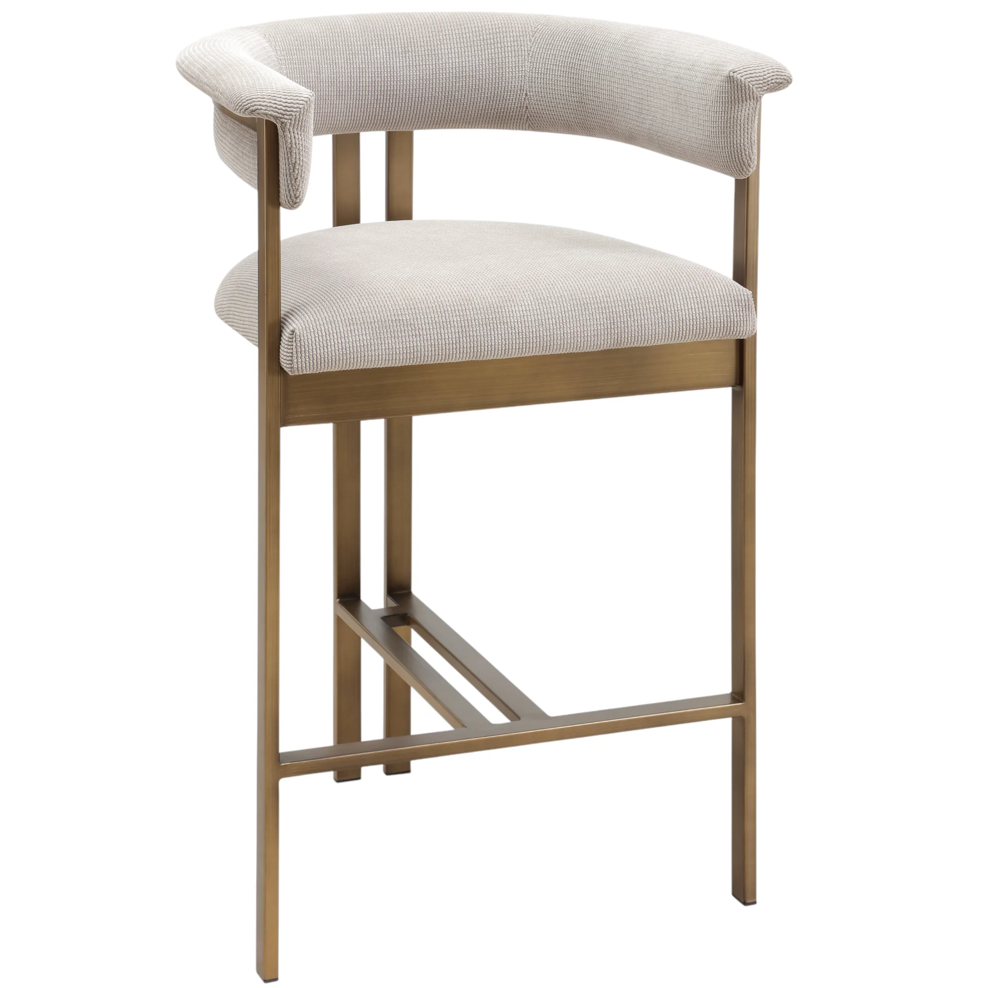 Sheikh Bar Stool Beige - Image 2