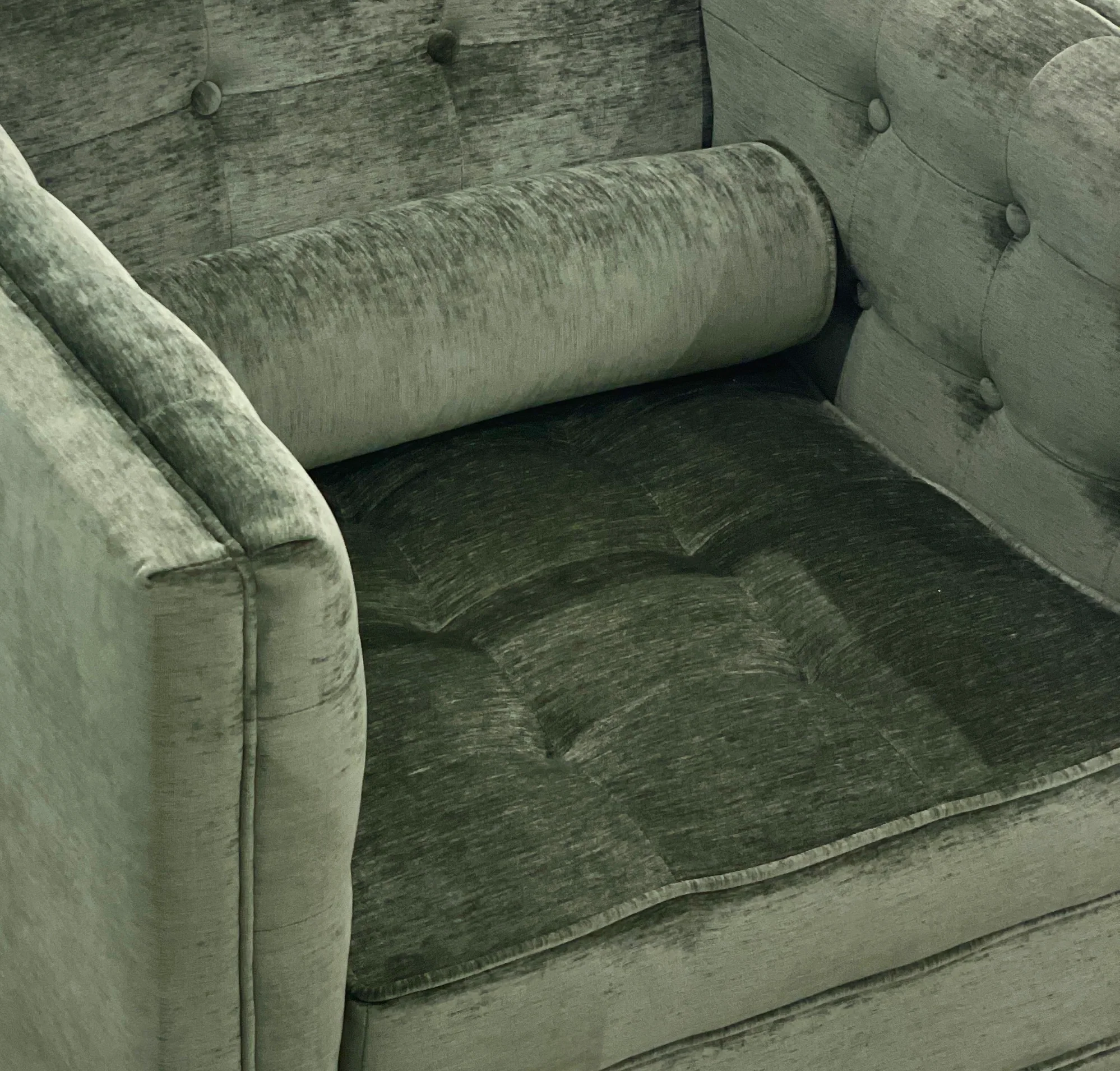Sheraton 3 Seater Olive Green - Image 7