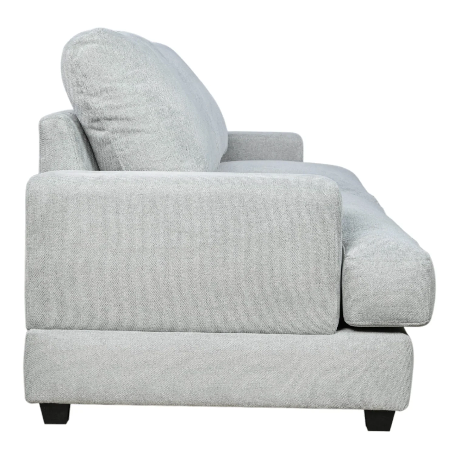 Snuggy 3 Seater Sofa Light Grey - Image 6