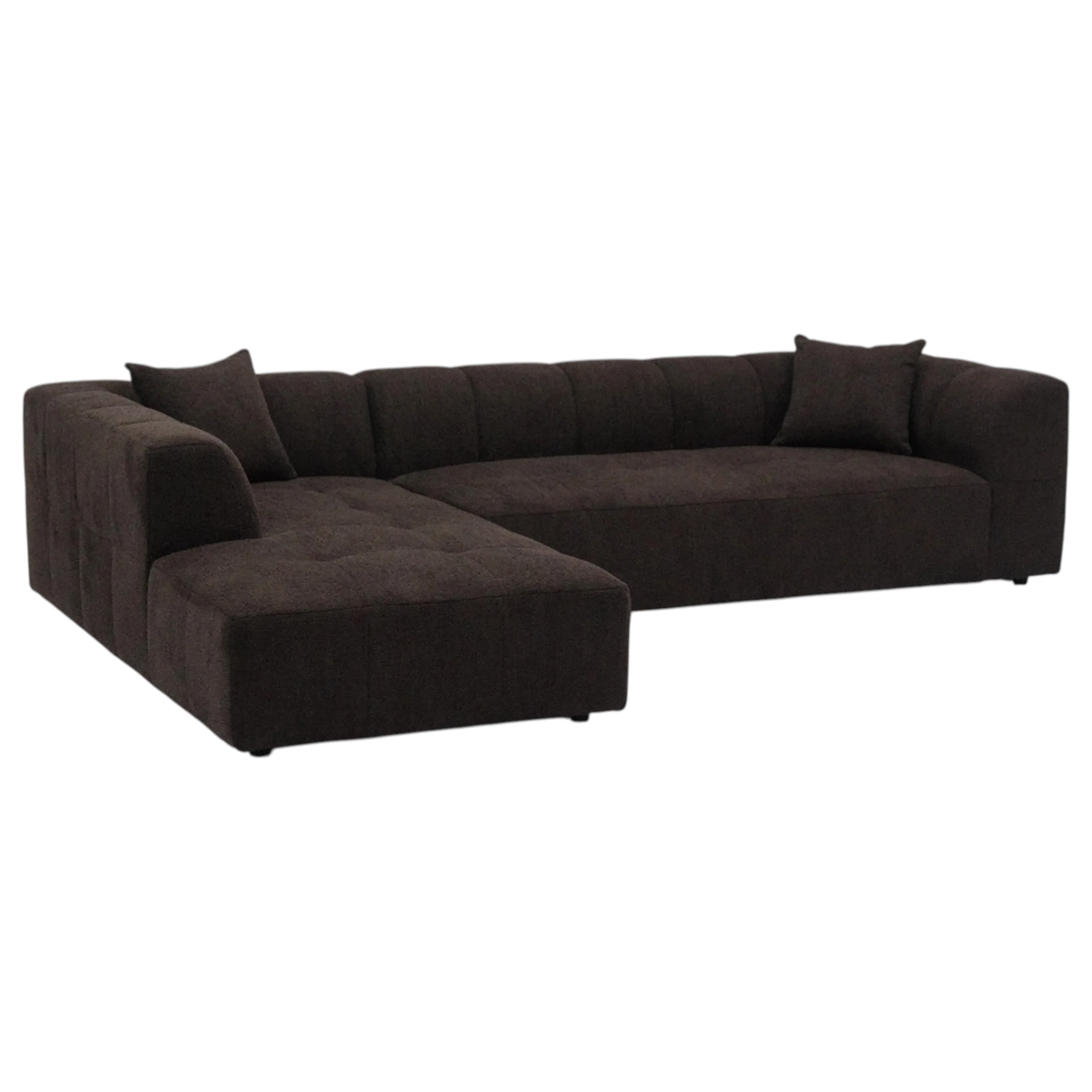Sorrento Corner Sofa Chocolate - Image 4