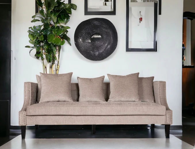 St Regis Sofa Beige Grey - Image 2