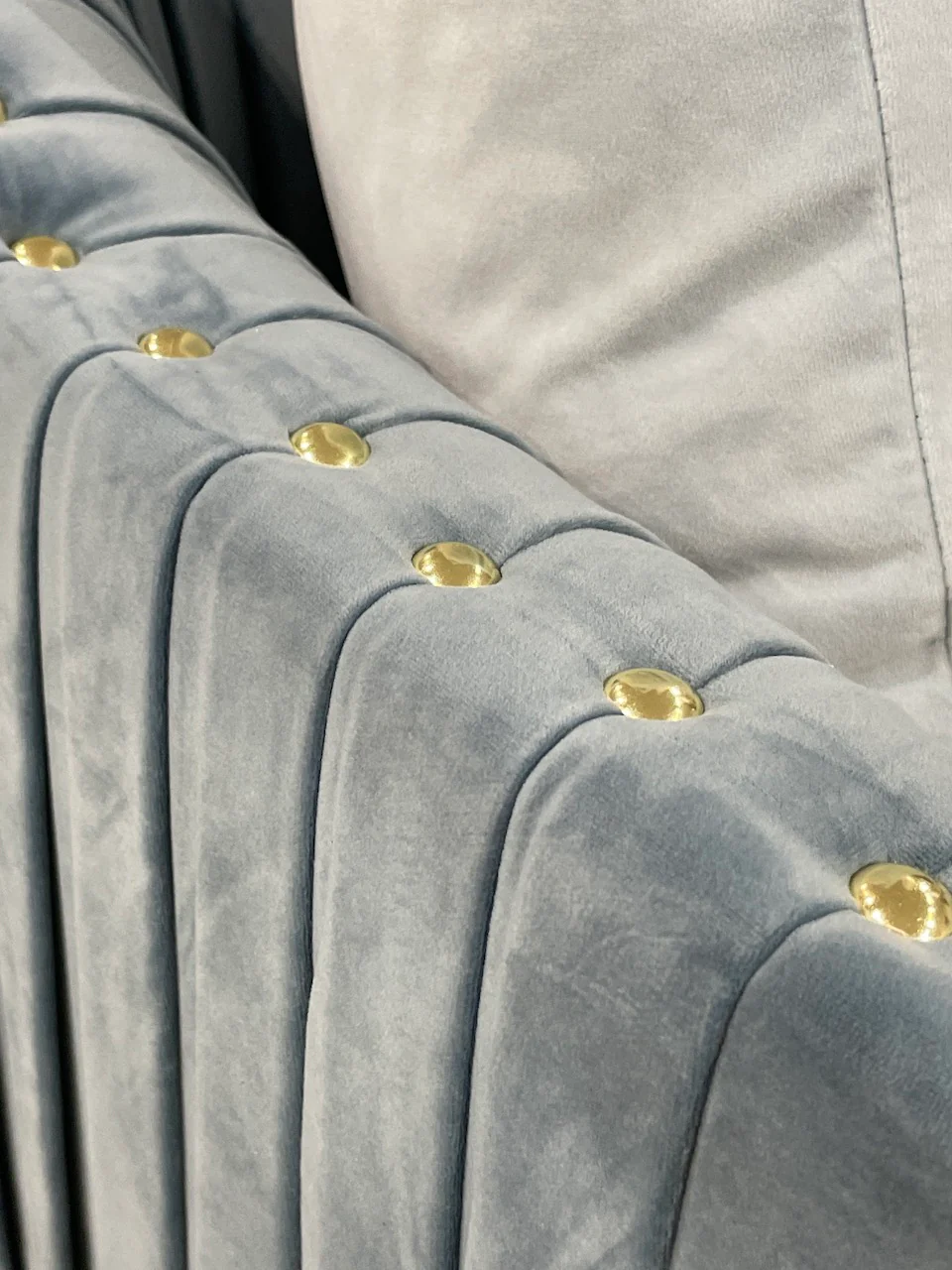 Stallone 3 Seater Sofa Sky Blue - Image 6