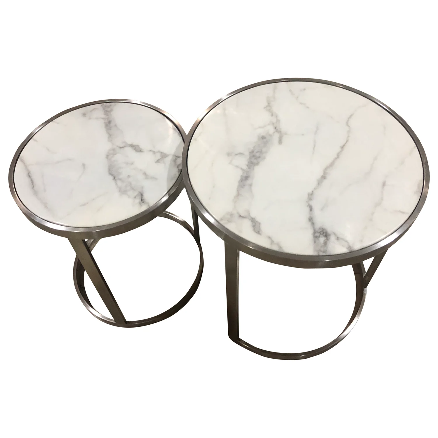 Sterling Side Table Set White - Image 4