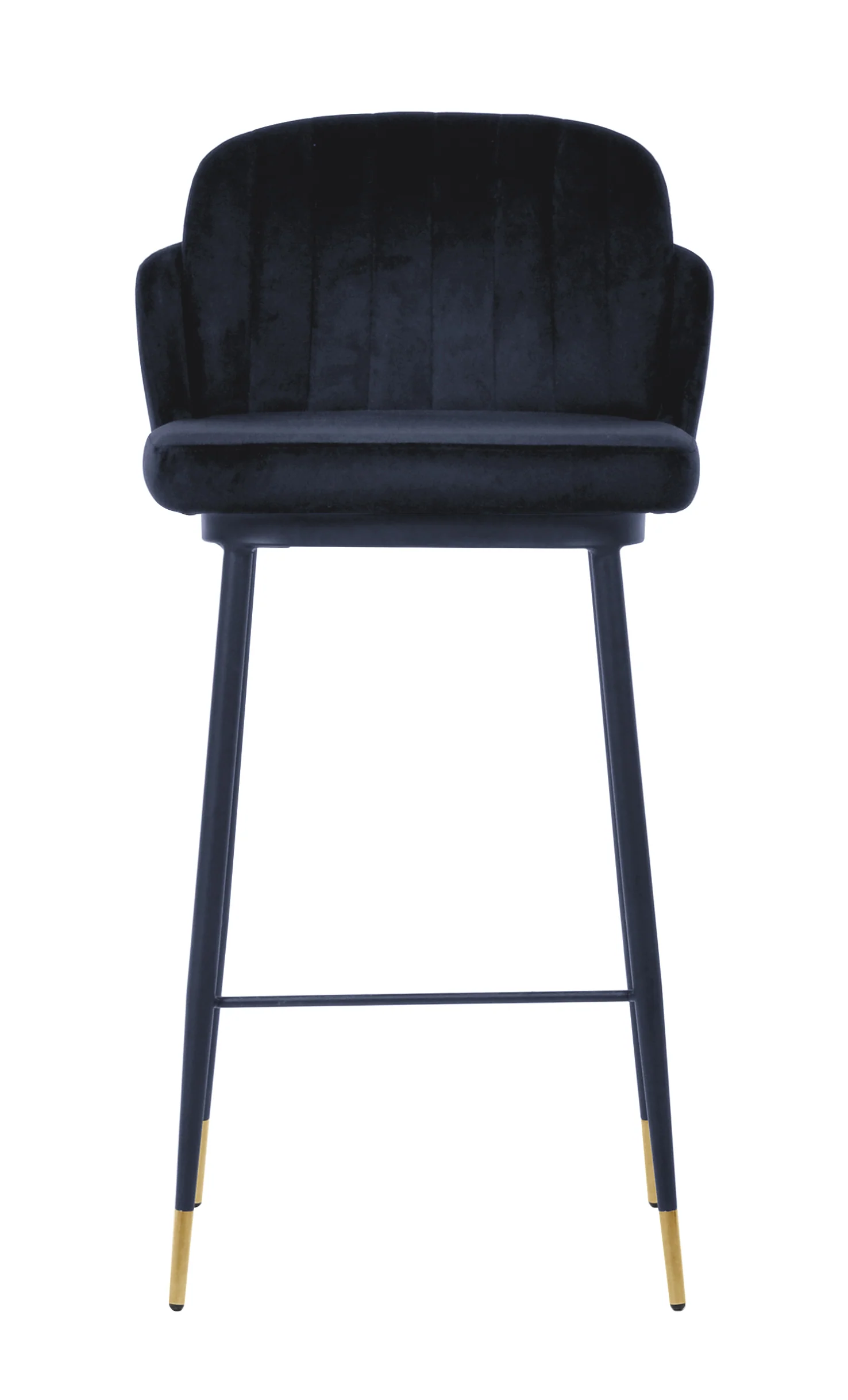 Talulah Bar Stool Black Velvet - Image 5