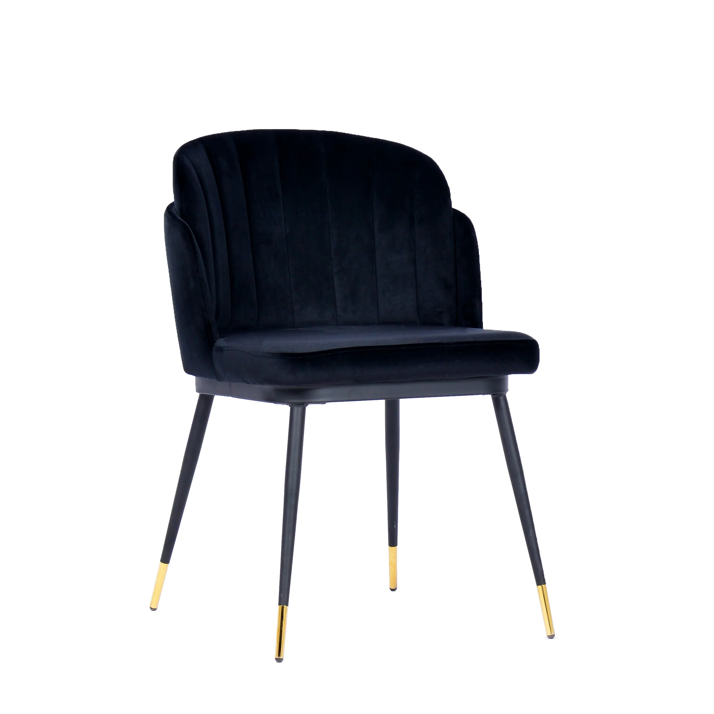 Talulah Dining Chair Black Velvet - Image 2
