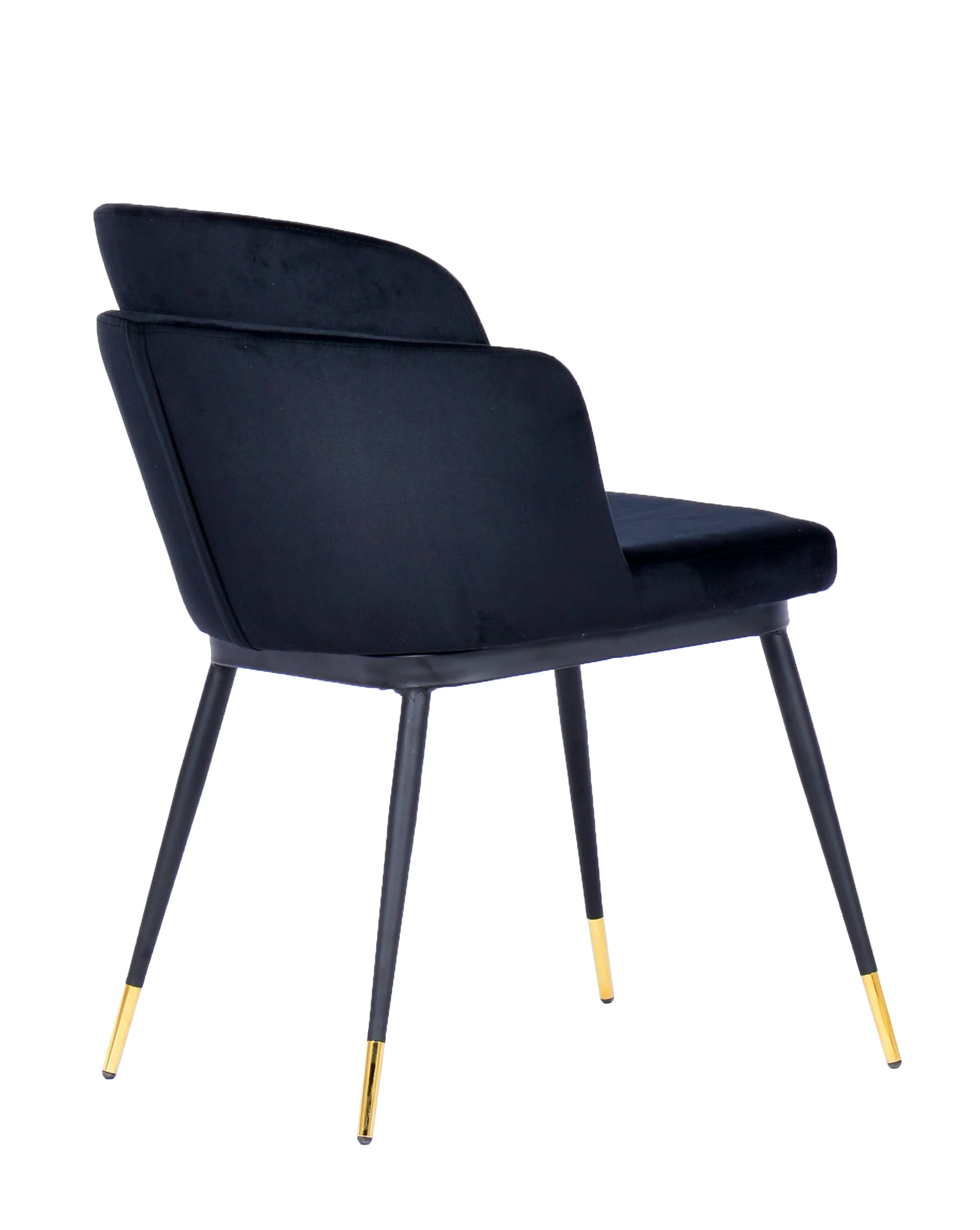 Talulah Dining Chair Black Velvet - Image 4