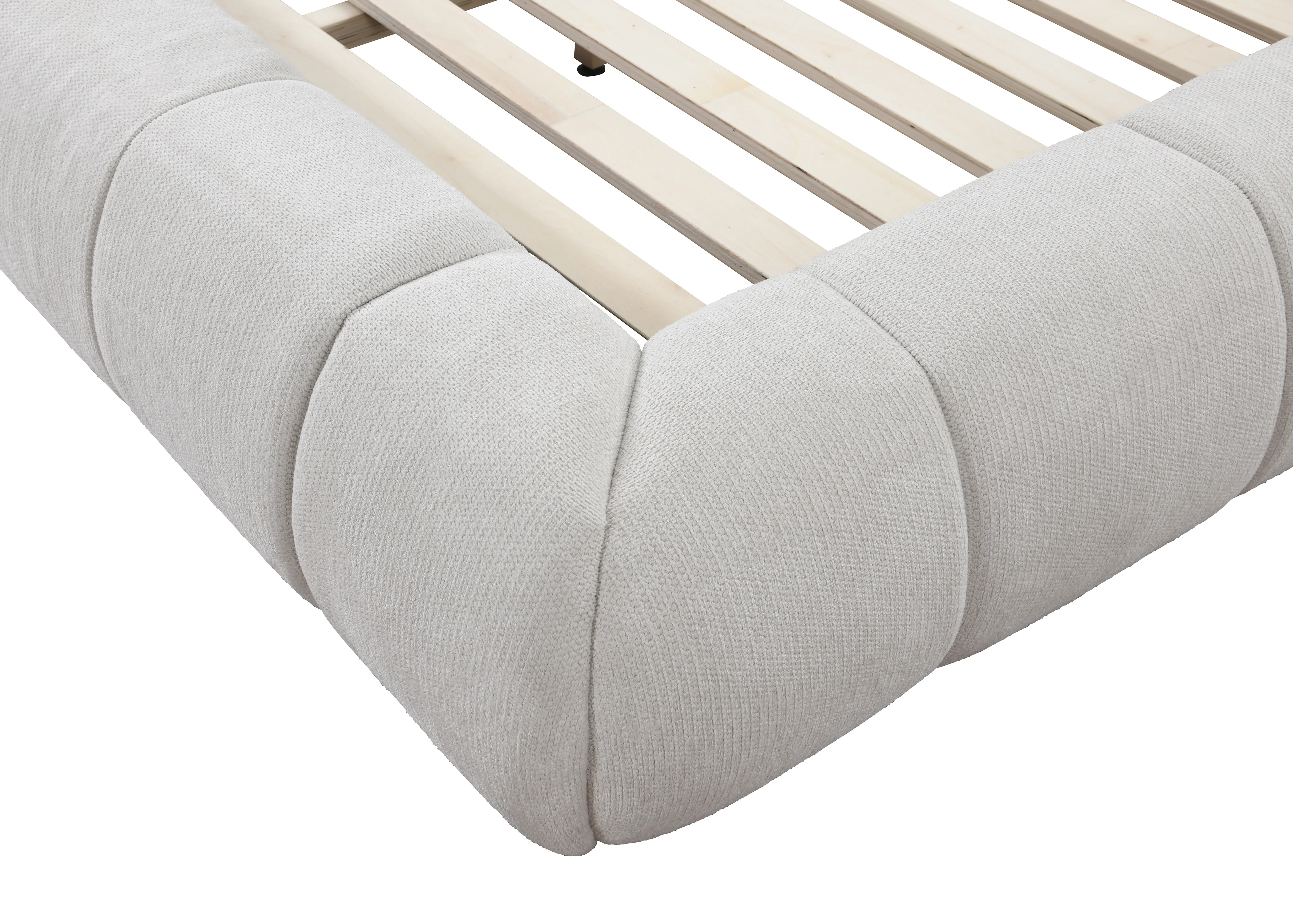 Tropez King Bed Beige - Image 4