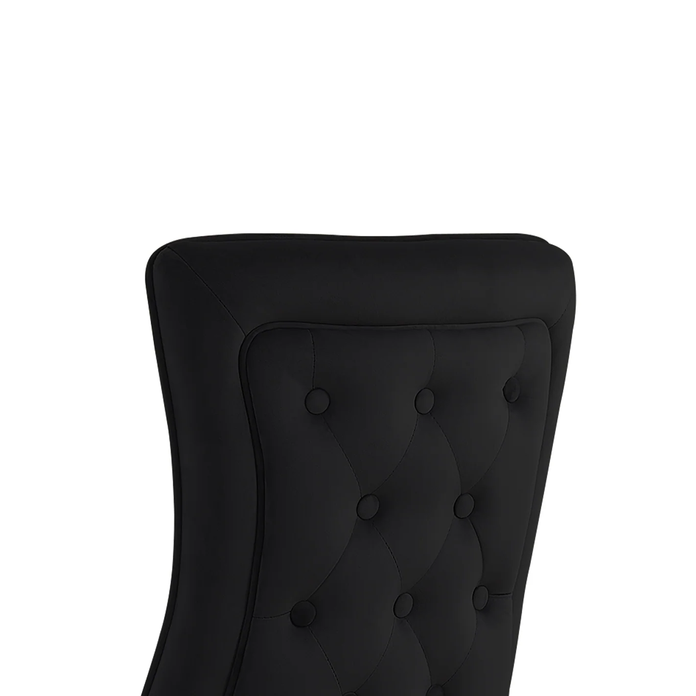 Versailles Chair Black Gold Legs - Image 2