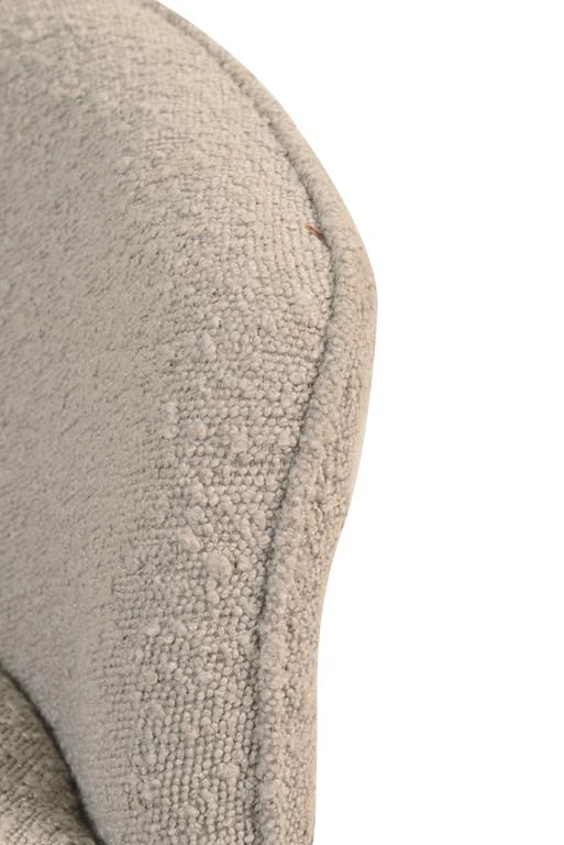 Zara Dining Chair Grey Boucle - Image 4